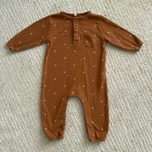 Quincy Mae Long Sleeve Jumpsuit Moons 6-12m